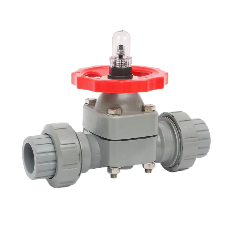 PVC-C G61F-10V 由任隔膜阀 DN25国标